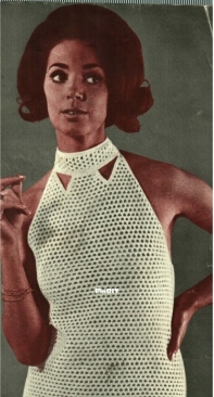 Womans Day Summer Knitting Book - Backless Dress
