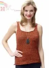 Patons Tank Top Knitting Pattern from Yarnspirations - Free