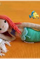 Sirenita Ariel (patrón "Mici" de Lalylala)