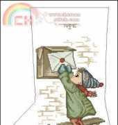 Needle Treasures (JCA) - 02874 Letter to Santa Claus Stocking-Hummel