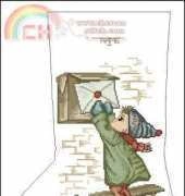 Needle Treasures (JCA) - 02874 Letter to Santa Claus Stocking-Hummel