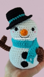Hobbii Friends - Super Cute Design - Jennifer Santos - 1011-203-1917 - Kawaii Snowman - Free