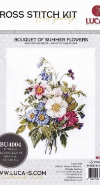 Luca-S BU4004 Bouquet of summer flowers