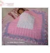 Curly Edge Blanket Crochet Pattern #103 by ShiFios Patterns