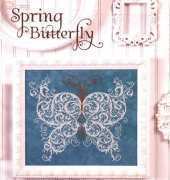 Spring Butterfly by Alessandra Berretta of Alessandra Adelaide Needleworks AAN from Just Cross Stitch - March - April JCS 2013 XSD
