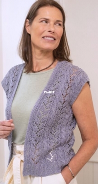 Eulalia Vest by Margaux Hufnagel - Berroco