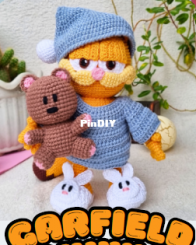 Amigurumi Manaus - Danea Dorneles - Garfield  - English Translated