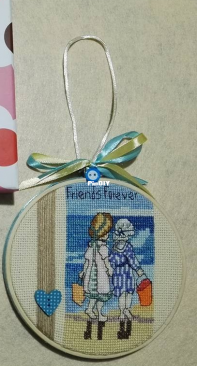 Frame Painting "Forever Friends" Pattern Veronique Enginger