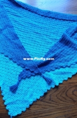 blue scarf