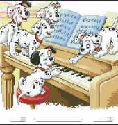 Vervaco 70.908 Dalmations Puppies XSD