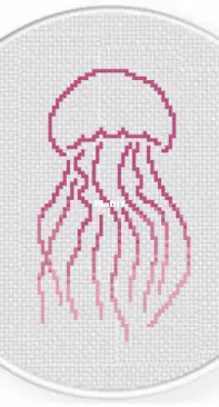 Daily Cross Stitch - Graceful Jellyfish