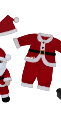 Sarah Gasson - Matching Santa Suit for Baby and Teddy