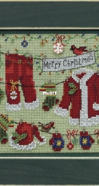 Mill Hill - Buttons & Beads Winter Series - MH14-2232 - Santa's Clothesline