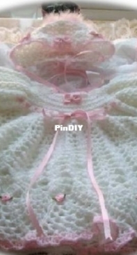 Carolrosa Designs / Carolrosa - Dress Bonnet HeadBand BIb and Bootie Shoes