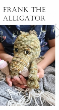Pink Tomato Crochet - Josephine Laurin - Frank the Aligator