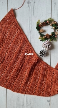 Mara  Scarf by Audrey Borrego-English, French-Free