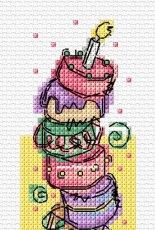 Birthday Cake Pile by Durene Jones - Free