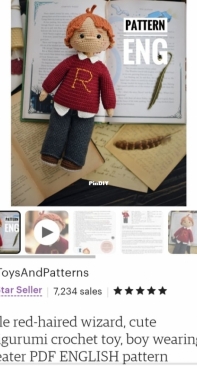 Kru Toys - Kseniya Krupskaya - Ronald the little red-haired wizard