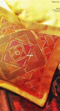 Moroccan Cushion by Anne MacGregor from Cross Stitch Gold 101 PCS