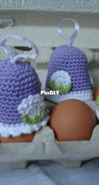Ambers Creaties - Bit of Collor - Margaret - Egg Cozies - Eiwarmers - Dutch - Free