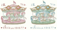 Letistitch L8046, L8047 Baby Carousel Birth Sampler  XSD + PCS
