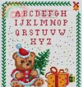 Club Point de Croix - Christmas Teddy ABC