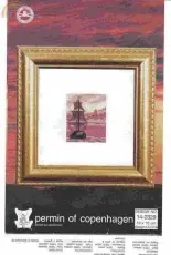 Permin of Copenhagen 14-2329 Ship in Red Scenery PCS