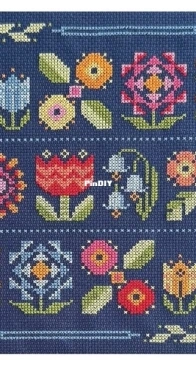 Gathering Bright Blooms by Robin Pickens - English
