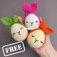 Happy Dolls Handmade - Lucy Magic Pattern - Julia /Kate - Negovorina - Easter Bunny Eggs - Free