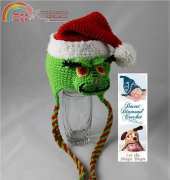 Desert Diamond Crochet - Rebecca Goldsmith- Grinchy hat
