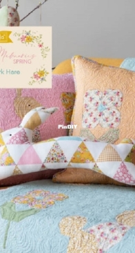 Tilda - Creating Memories -  Spring - Patchwork Hare - Free
