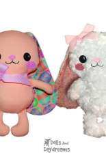 Floppy eared bunny sewing pattern by Dolls and Daydreams