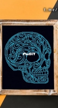 Author Embroide Design- Skull Mandala
