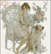 Lanarte 33826 PN-0007951 - Stoney Creek LL010 Seated Girl with Dog XSD