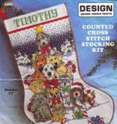 Design Works 5404 - Dog Tree Stocking