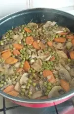 Pork loin with garnish