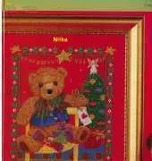 Christmas Ted by Lesley Teare from Cross Stitch Gold 44 XSD