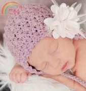 Crochet by Jennifer - Jennifer Dougherty - Vintage Star Baby Bonnett