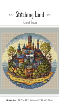 Stitching Land - Island Town  XSD + PCS