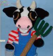 Pams Patterns - Pam McClung - Buddy The Bull