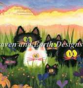 HAECYS 122 Herd of Kitties by Cynthia Schmidt