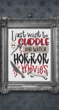 Cross Stitch Plaza US - Cuddle and Watch Horror PCS + XSD