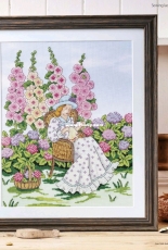 A Tranquil Moment - Sewing Lady by Amanda Gregory from Cross Stitch Gold 162 XSD