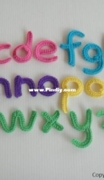 Skymagenta  - ALPHABET applique (00466)