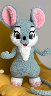 Evgenia knitted toys - Evgenia Gavrilova - Little Mouse - English translation