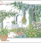 Lanarte 33926 Terras met bloemen