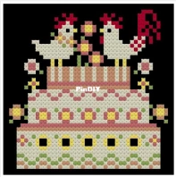 Stitching with The Housewives - The Wedding Cake - Free