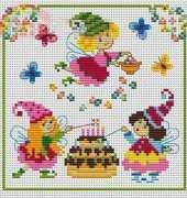 Club Point de Croix Fairy Birthday