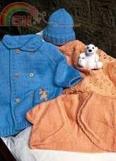 Jacket & Hat-Shaped Jacket & Lace Blanket-Knitting Fever Free