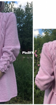 Royal Cardigan by Galina Sheikh - Russian